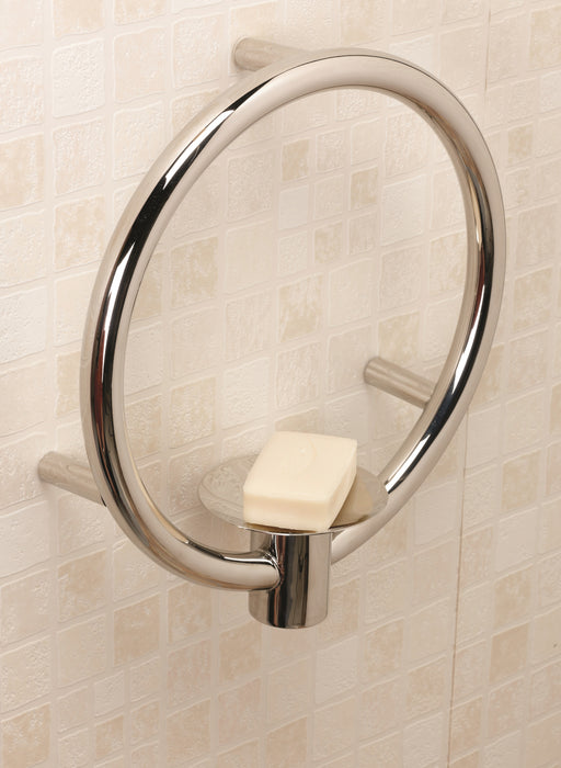 Spa Soap Dish + Integrated Grab Rail from Online Exclusive - Mobility 2 You.