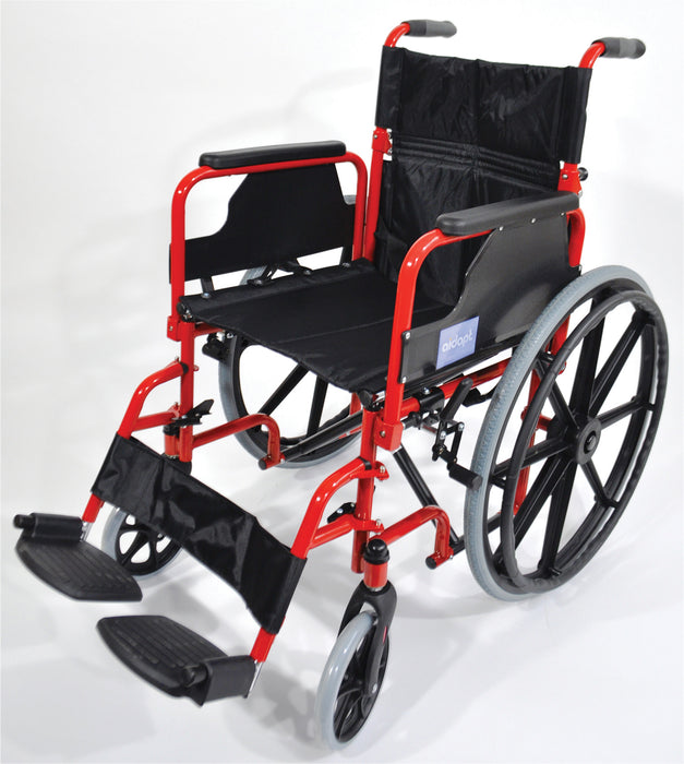 Deluxe Self Propelled Steel Wheelchair from Aidapt - Mobility 2 You.