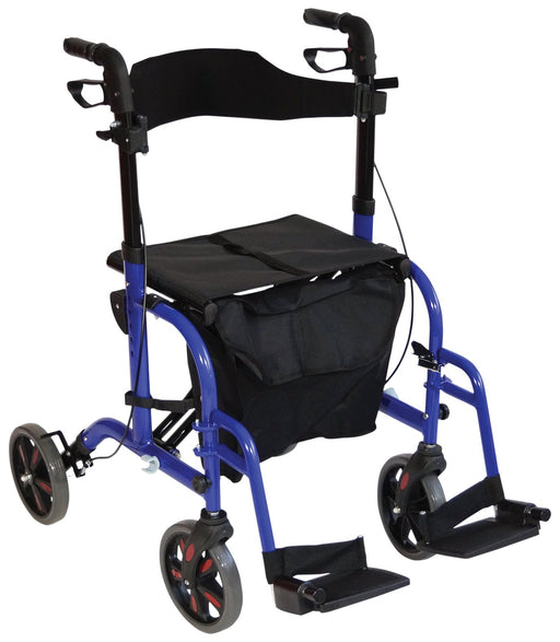 Duo Deluxe Rollator and Transit Chair from Aidapt - Mobility 2 You.