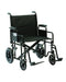 Bariatric Steel Transport Chair (Black) 