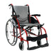 Ergo 115 Self Propel Wheelchair - 16" Seat - Red from Karma - Mobility 2 You.