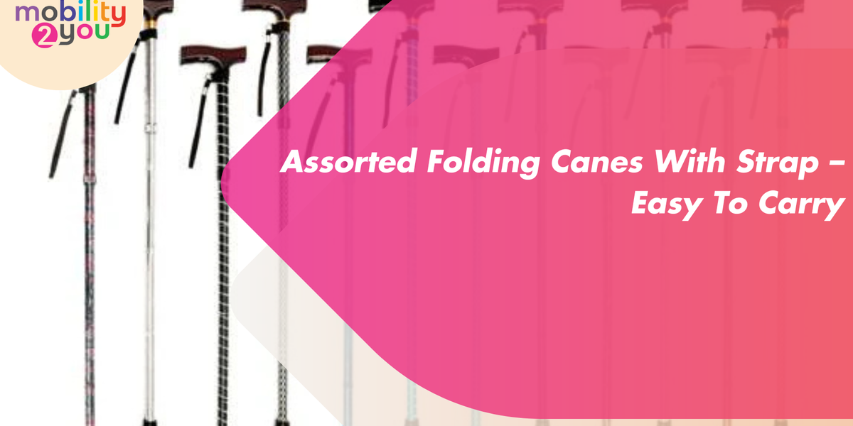 Assorted Folding Canes With Strap – Portable & Convenient — Mobility 2 You