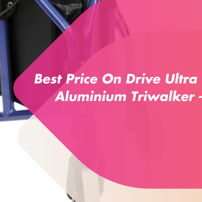 Drive Ultra lightweight aluminium triwalker mobility aid for walking support