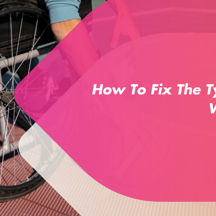 Step-by-step guide to fixing a wheelchair tyre by Mobility 2You