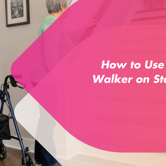 How to Use a Rollator Walker on Stairs Safely