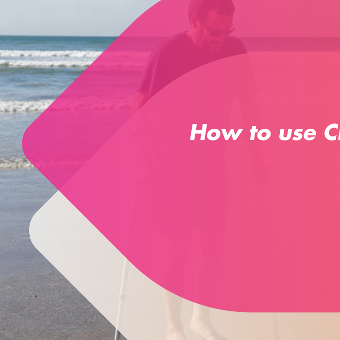 How to use Crutches on the Beach