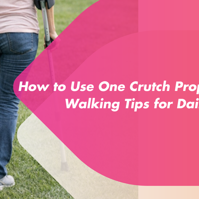 How to Use One Crutch Properly