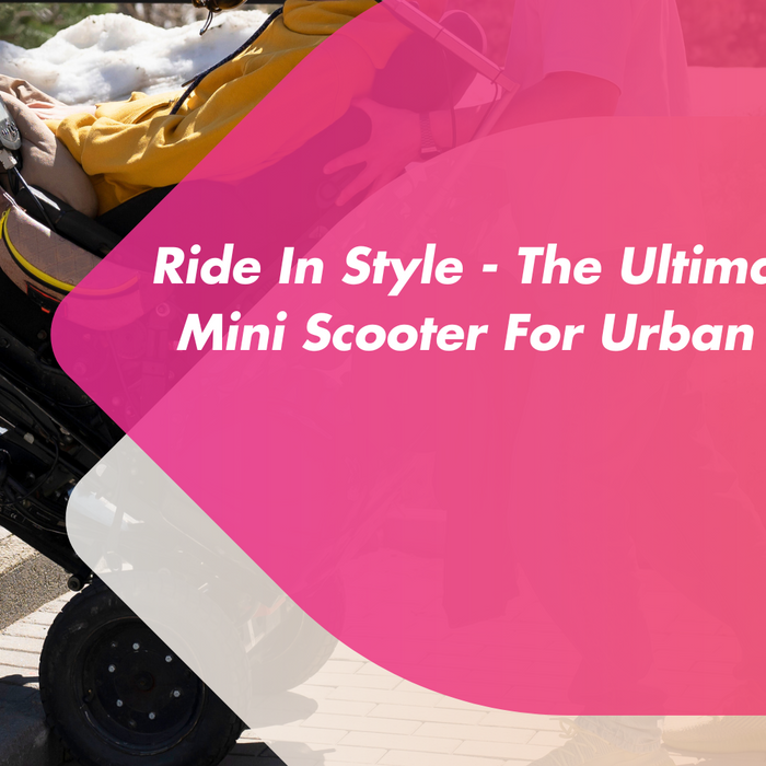 Explorer Mini Scooter by Mobility 2You – compact, stylish mobility scooter designed for smooth urban adventures.