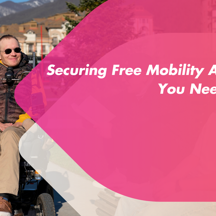 Healthcare worker providing a free wheelchair to an elderly man – Mobility 2You