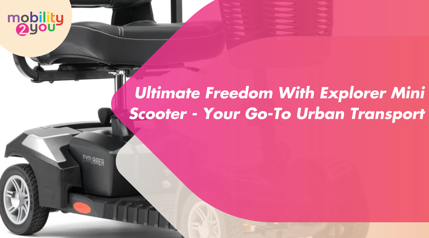 Explorer Mini Scooter by Mobility 2You for urban transport
