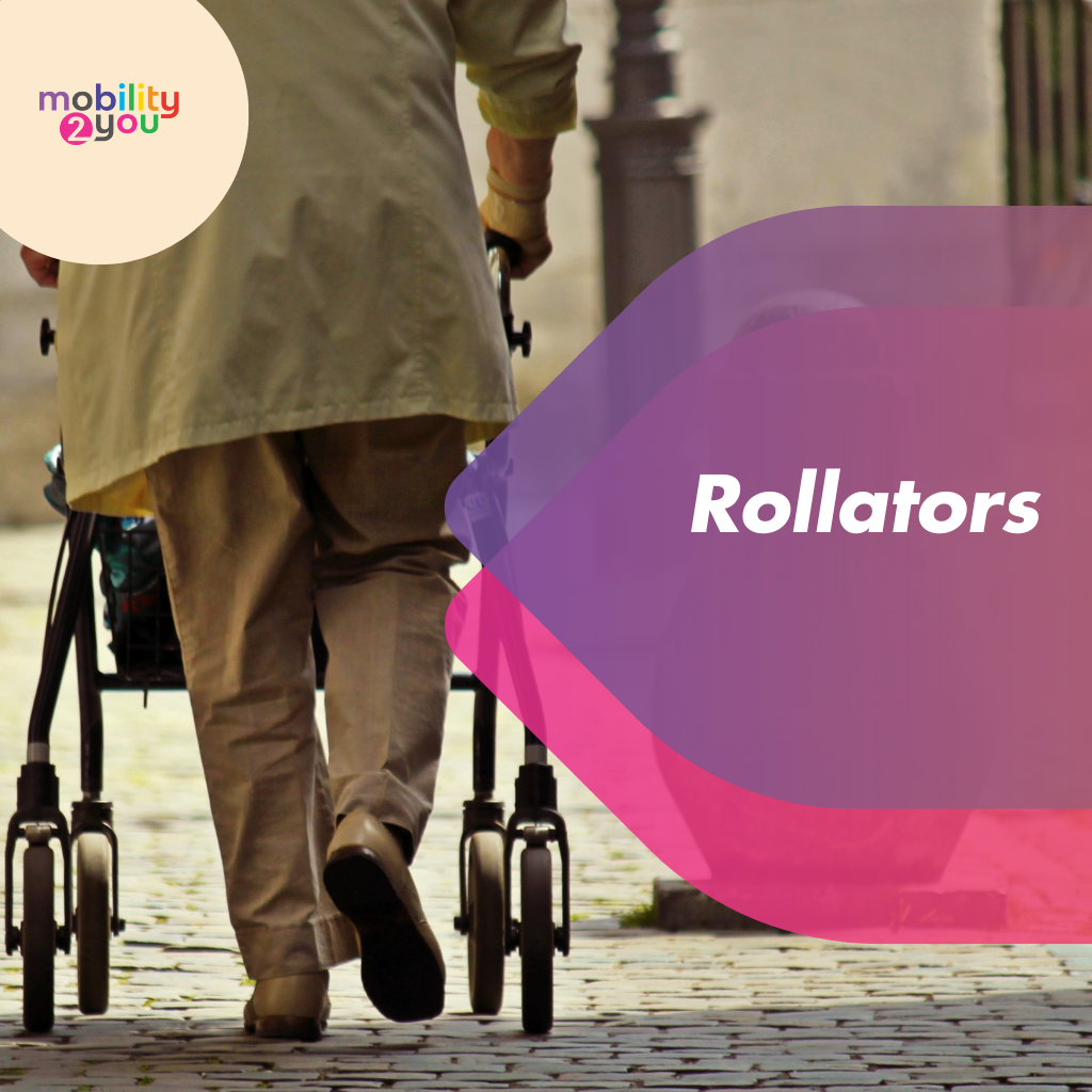 Huge range of Rollators available at Mobility2You.