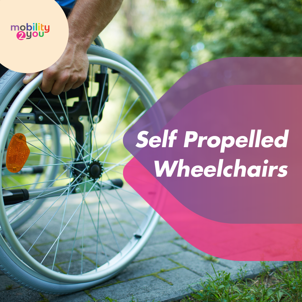 See a large range of self propelled wheelchairs at Mobility2You.