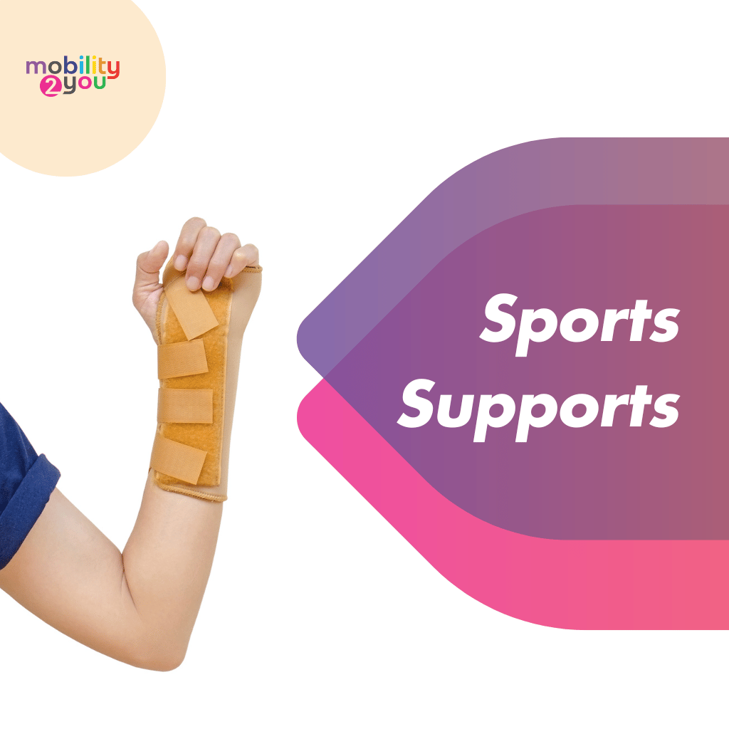 Sports supports can help you play through injury.
