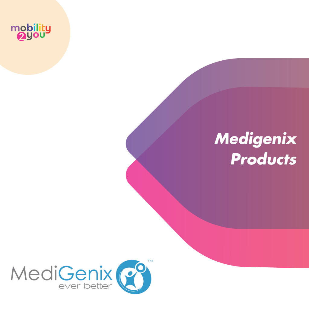 Medigenix health products logo.