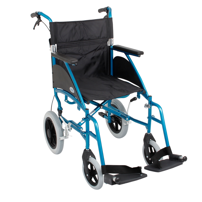 Days Swift Aluminium Wheelchair Attendant-Propelled from Days Medical - Mobility 2 You.