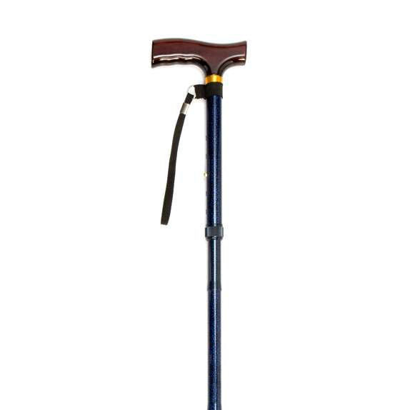 Folding Cane With Strap Assorted Colors from Drive DeVilbiss Healthcare - Mobility 2 You.