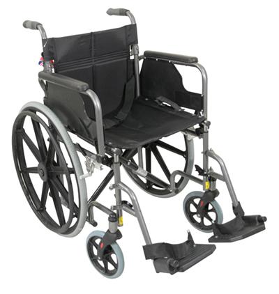 Deluxe Self Propelled Steel Wheelchair from Mobility 2 You - Mobility 2 You.