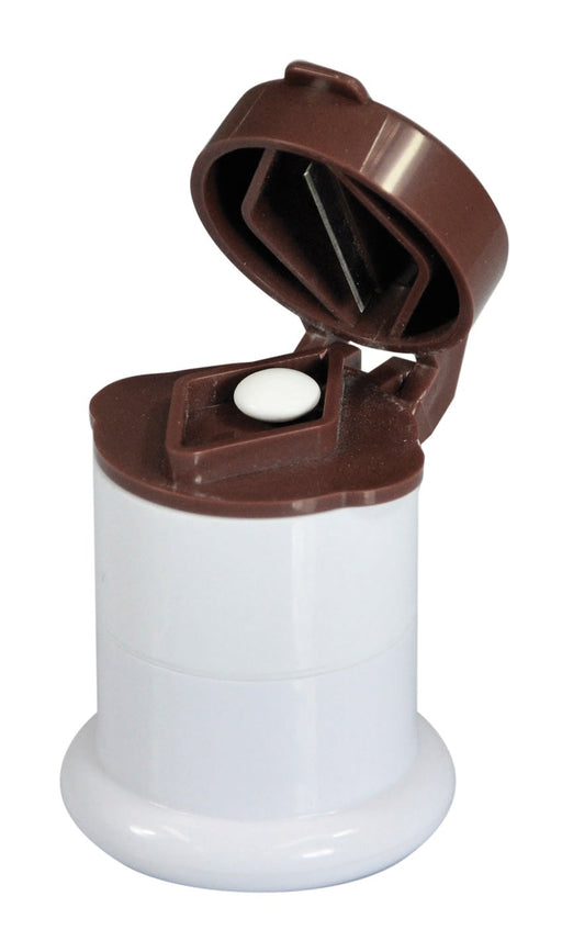 3-in-1 Pill Cutter, Crusher and Storage-Black from Aidapt - Mobility 2 You.