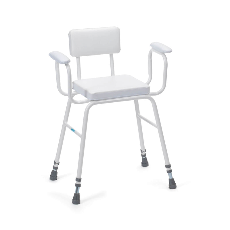 Perching Stool with Padded Arms & Back from NRS - Mobility 2 You.
