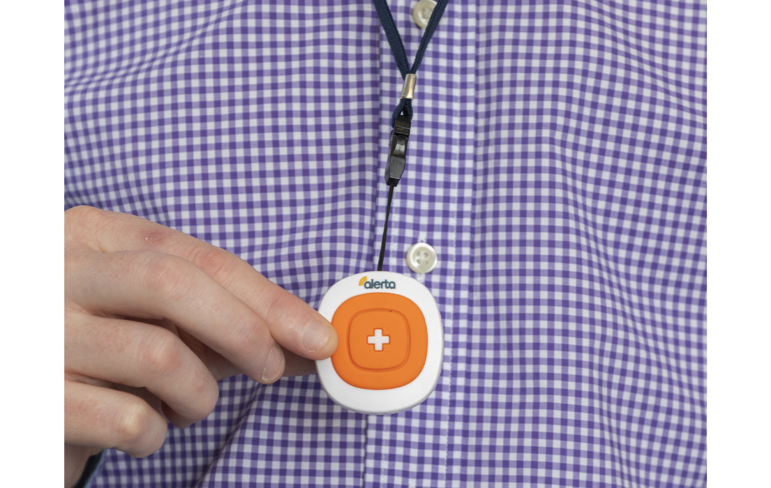 Alerta Wireless Nurse Call Button (inc. holder and strap)
