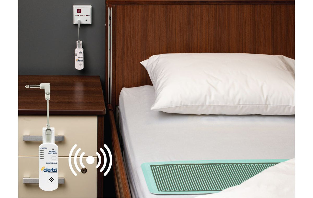 Wet Sensor, Bed Alertamat, Wireless c/w Transmitter — Mobility 2 You