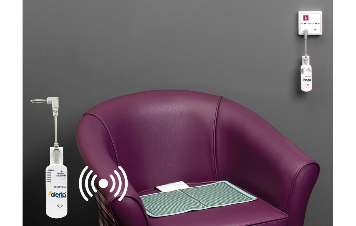 Wet Sensor, Chair Alertamat, Wireless c/w Transmitter — Mobility 2 You