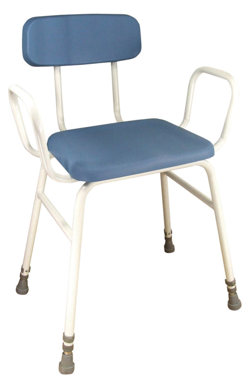 Astral Perching Stool With Arms and Padded Back from Aidapt - Mobility 2 You.