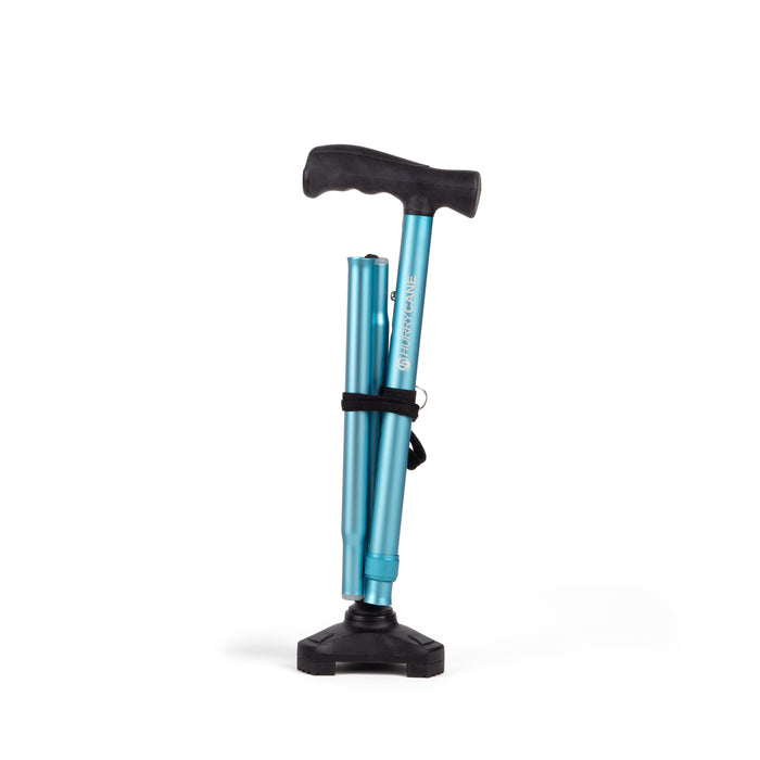 HurryCane Premium Comfort Edition from Mobility 2You, a stylish and adjustable walking aid designed for stability, comfort, and ease of movement.