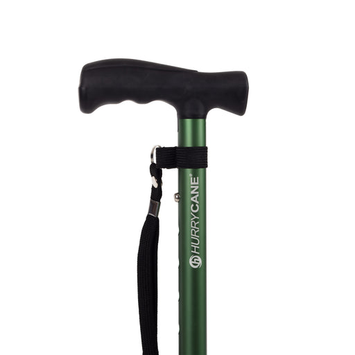 HurryCane Premium Comfort Edition from Mobility 2You, a stylish and adjustable walking aid designed for stability, comfort, and ease of movement.