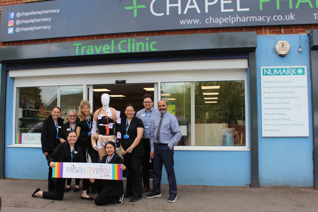 Chapel Pharmacy | Farnborough | South East & West — Mobility 2 You