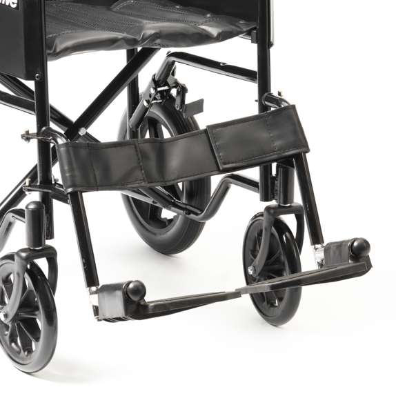17.7" S1 Budget Steel Wheelchair Self Propel / Transit Solid Mag Wheels from Drive DeVilbiss Healthcare - Mobility 2 You.