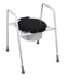 Solo Skandia Raised Toilet Frame with Seat and Lid from Aidapt - Mobility 2 You.