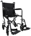 Steel Compact Transport Wheelchair-Black from Aidapt - Mobility 2 You.