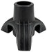 Tri-Support Rubber Walking Stick Ferrule 22mm from Aidapt - Mobility 2 You.