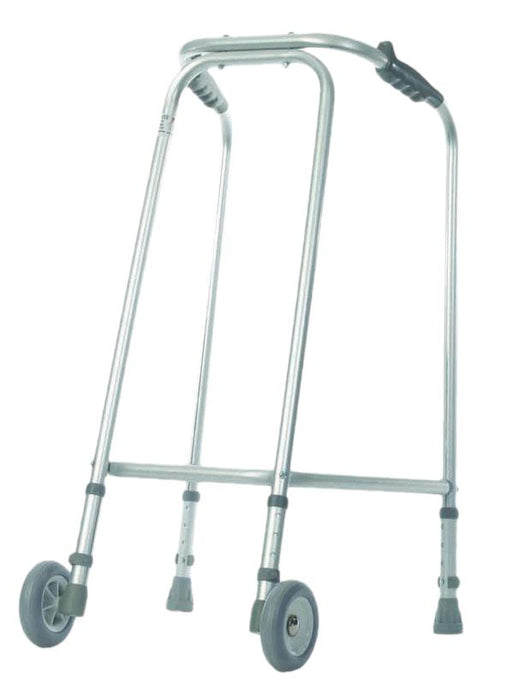 Ultra Narrow Lightweight Walking Frame- Large w/wheels from Aidapt - Mobility 2 You.