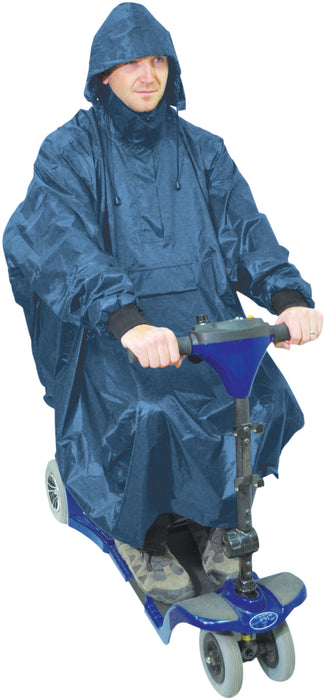 Deluxe Scooter Poncho Navy from Mobility 2 You - Mobility 2 You.
