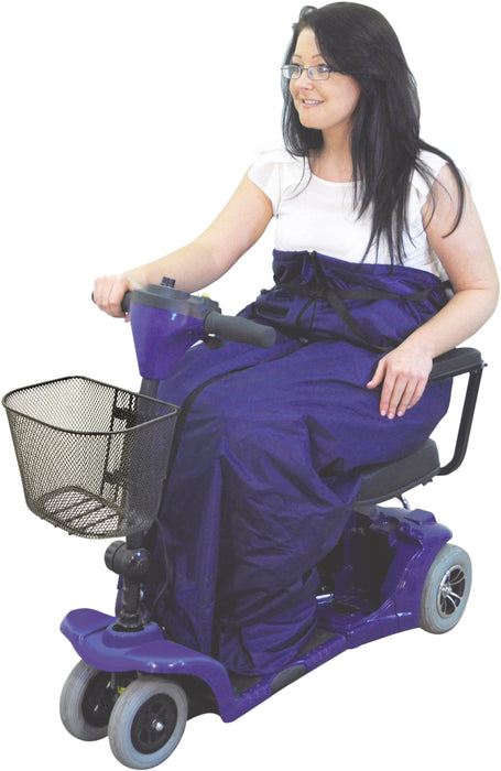 Fleece Lined Scooter Cosy Blue from Mobility 2 You - Mobility 2 You.