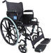 Self Propelled Steel Transit Black Chair from Mobility 2 You - Mobility 2 You.