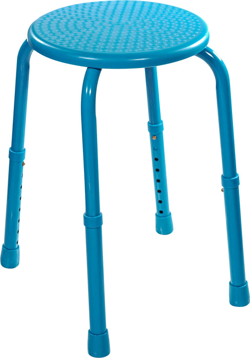 Multi-Purpose Adjustable Stool Blue from Mobility 2 You - Mobility 2 You.