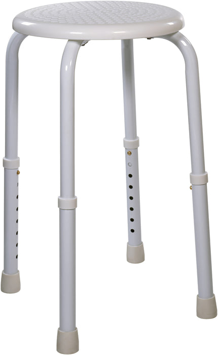 Multi-Purpose Adjustable Stool White from Mobility 2 You - Mobility 2 You.