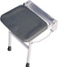 Solo Compact Padded Shower Seat with Leg- Grey/White from Mobility 2 You - Mobility 2 You.