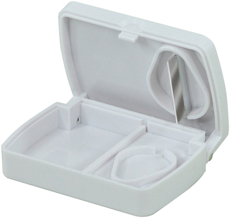 Pill Storage Box with Tablet Splitter from Mobility 2 You - Mobility 2 You.
