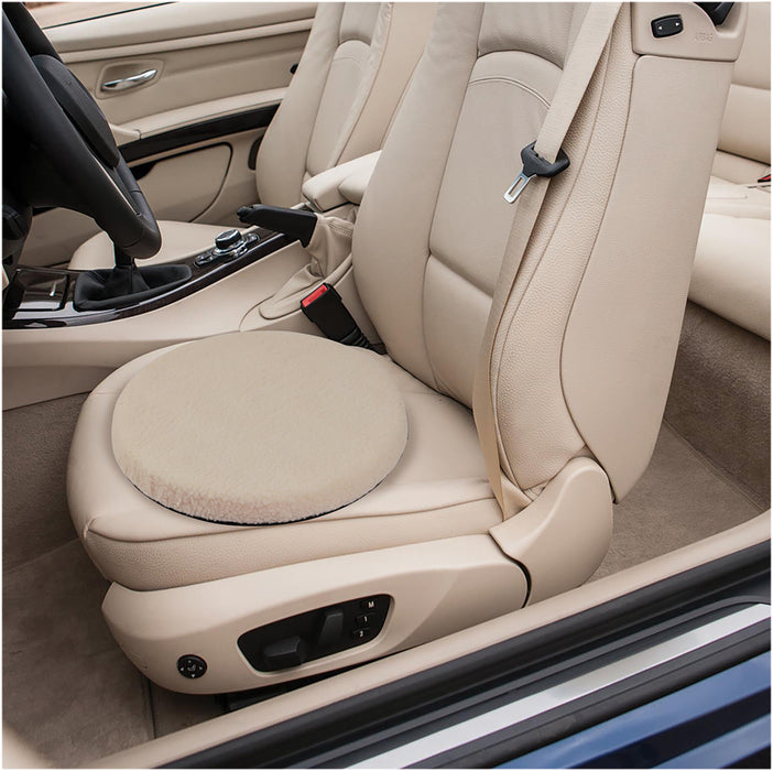 Revolving Swivel Seat with Fleece Cover from Mobility 2 You - Mobility 2 You.