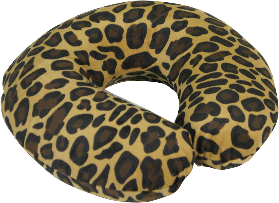 Memory Foam Neck Cushion Tan Leopard from Mobility 2 You - Mobility 2 You.