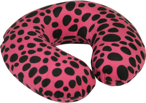 Memory Foam Neck Cushion Pink Leopard from Mobility 2 You - Mobility 2 You.