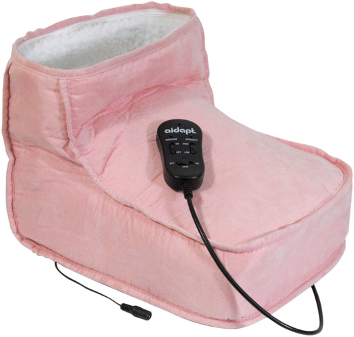 Electric Dual Speed Soft Massaging Pink Foot Boot with Heat from Mobility 2 You - Mobility 2 You.