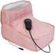 Electric Dual Speed Soft Massaging Pink Foot Boot with Heat from Mobility 2 You - Mobility 2 You.
