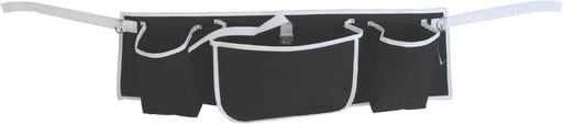 Apron Bag for Walking Frames – Black / White from Mobility 2 You - Mobility 2 You.
