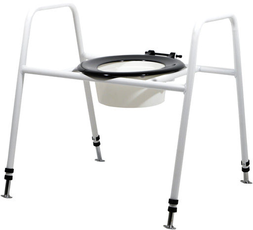 Solo Skandia Combined Heavy Duty Raised Toilet Seat – Fixed Floor from Mobility 2 You - Mobility 2 You.