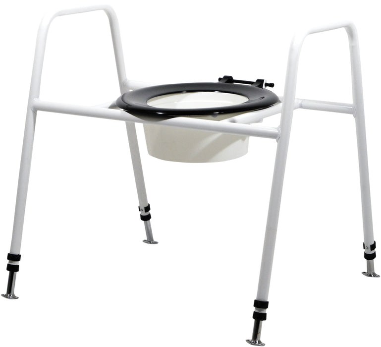 Solo Skandia Combined Heavy Duty Raised Toilet Seat – Fixed Floor from Mobility 2 You - Mobility 2 You.